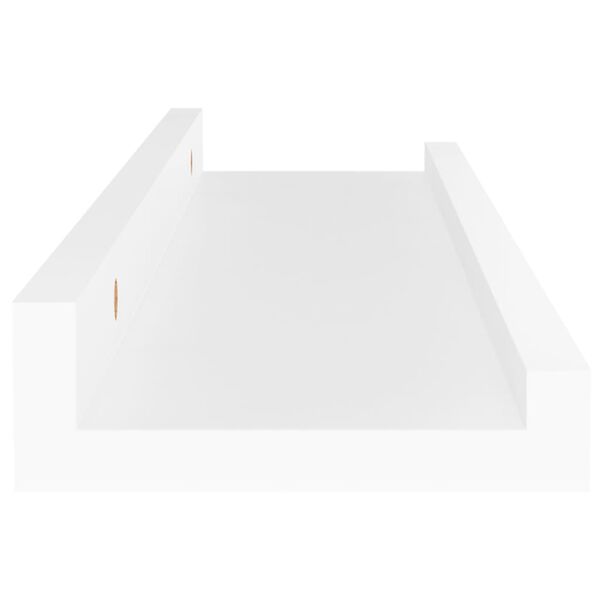 vidaXL Wall Shelves 4 pcs White 40x9x3 cm