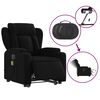 vidaXL Electric Stand up Massage Recliner Chair Black Fabric