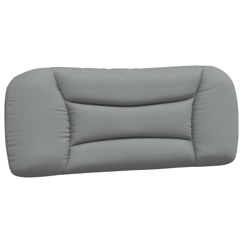 vidaXL Bed Frame without Mattress Light Grey 100x203 cm Fabric