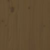 vidaXL Dog Bed Honey Brown 91.5x64x9 cm Solid Wood Pine
