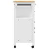 vidaXL Kitchen Trolley MONZA 84x40x90 cm Solid Wood Pine