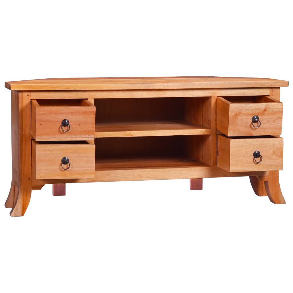 vidaXL TV Cabinet 100x40x45 cm Solid Mahogany Wood
