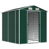 vidaXL Garden Shed Green 191x215x198 cm Galvanised Steel