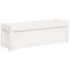 vidaXL Garden Planter White 90x31x31 cm Solid Wood Pine