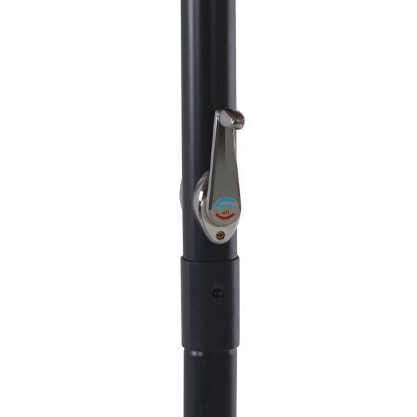 vidaXL Garden Parasol with Portable Base Anthracite