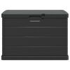 vidaXL Garden Storage Box Anthracite 77.5 x 54.5 x 53 cm Plastic