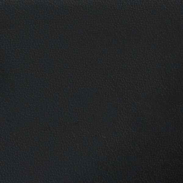 vidaXL Bed Frame without Mattress Black Twin Faux Leather