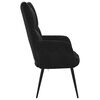 vidaXL Relaxing Chair Black Velvet