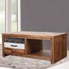 vidaXL Coffee Table Solid Acacia Wood 90x50x37.5 cm