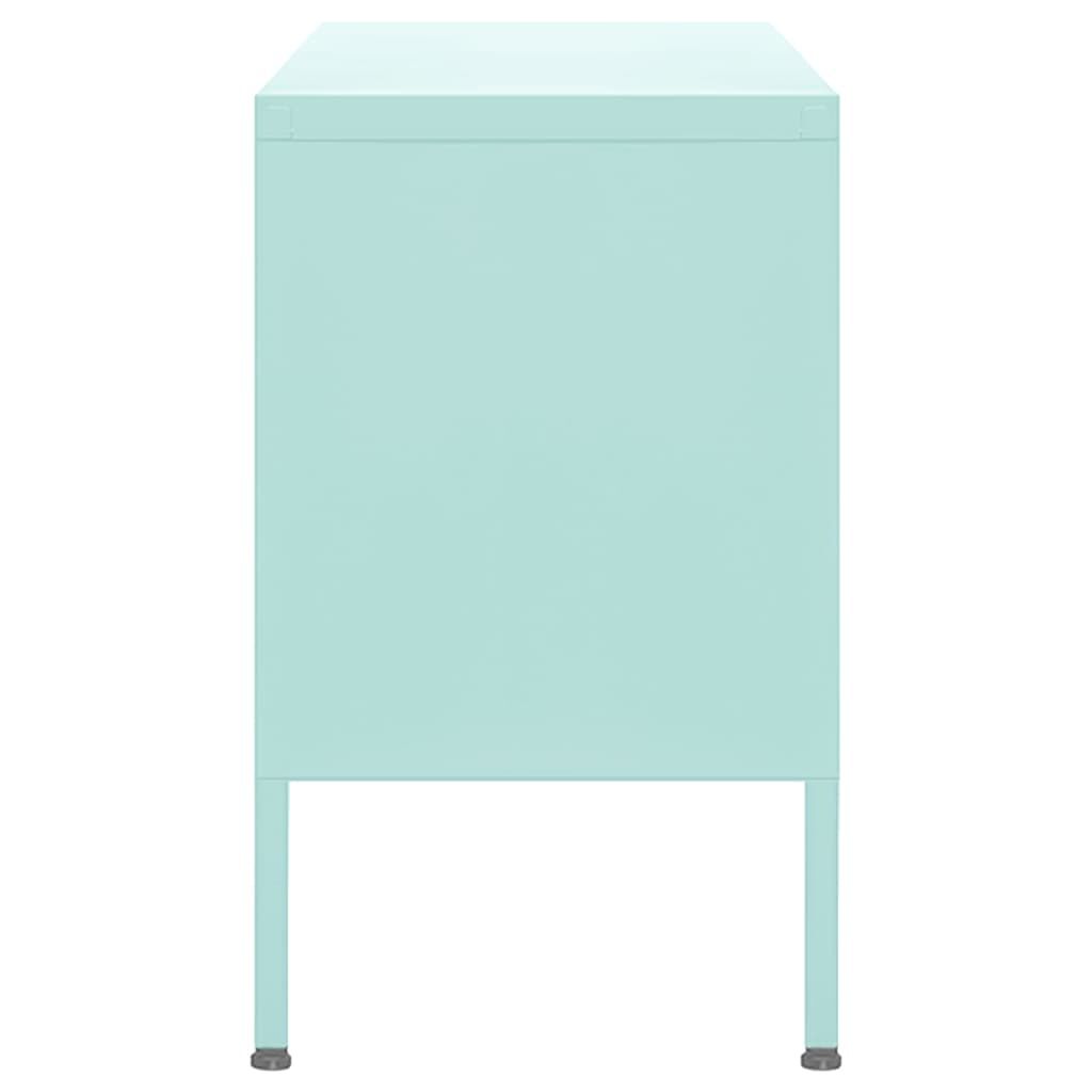 vidaXL TV Cabinet Mint 105x35x50 cm Steel