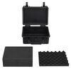 vidaXL Portable Flight Case Black 24x19x11 cm PP