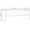 vidaXL Coffee Table Brown Oak 100x40x40 cm Engineered Wood