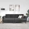 Sofa Set 3 pcs Black Velvet