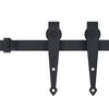 vidaXL Mini Sliding Cabinet Door Kit Carbon Steel 183 cm