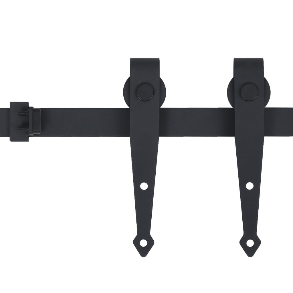 vidaXL Mini Sliding Cabinet Door Kit Carbon Steel 183 cm
