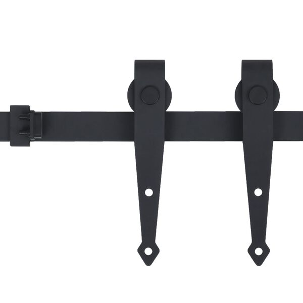 vidaXL Mini Sliding Cabinet Door Kit Carbon Steel 183 cm