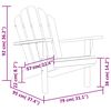vidaXL Garden Adirondack Chair 79x95x92 cm Solid Wood Teak