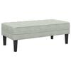 vidaXL Sofa Set 2 pcs Light grey 173 x 131 x 67 cm Velvet