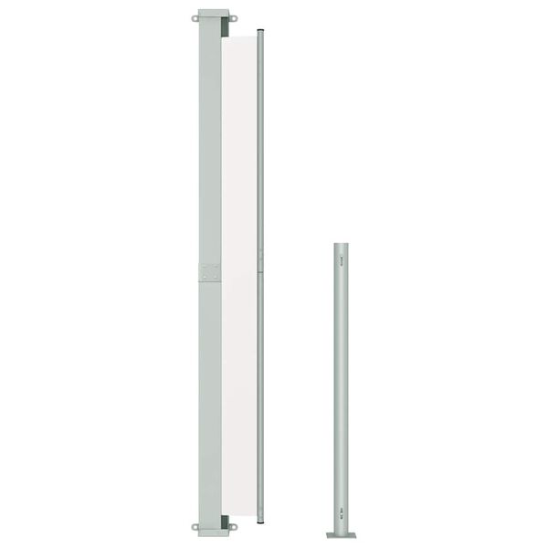 vidaXL Patio Retractable Side Awning 220x300 cm Cream