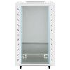 vidaXL 18U Network Cabinet 19" IP20 Grey 60x60x100 cm
