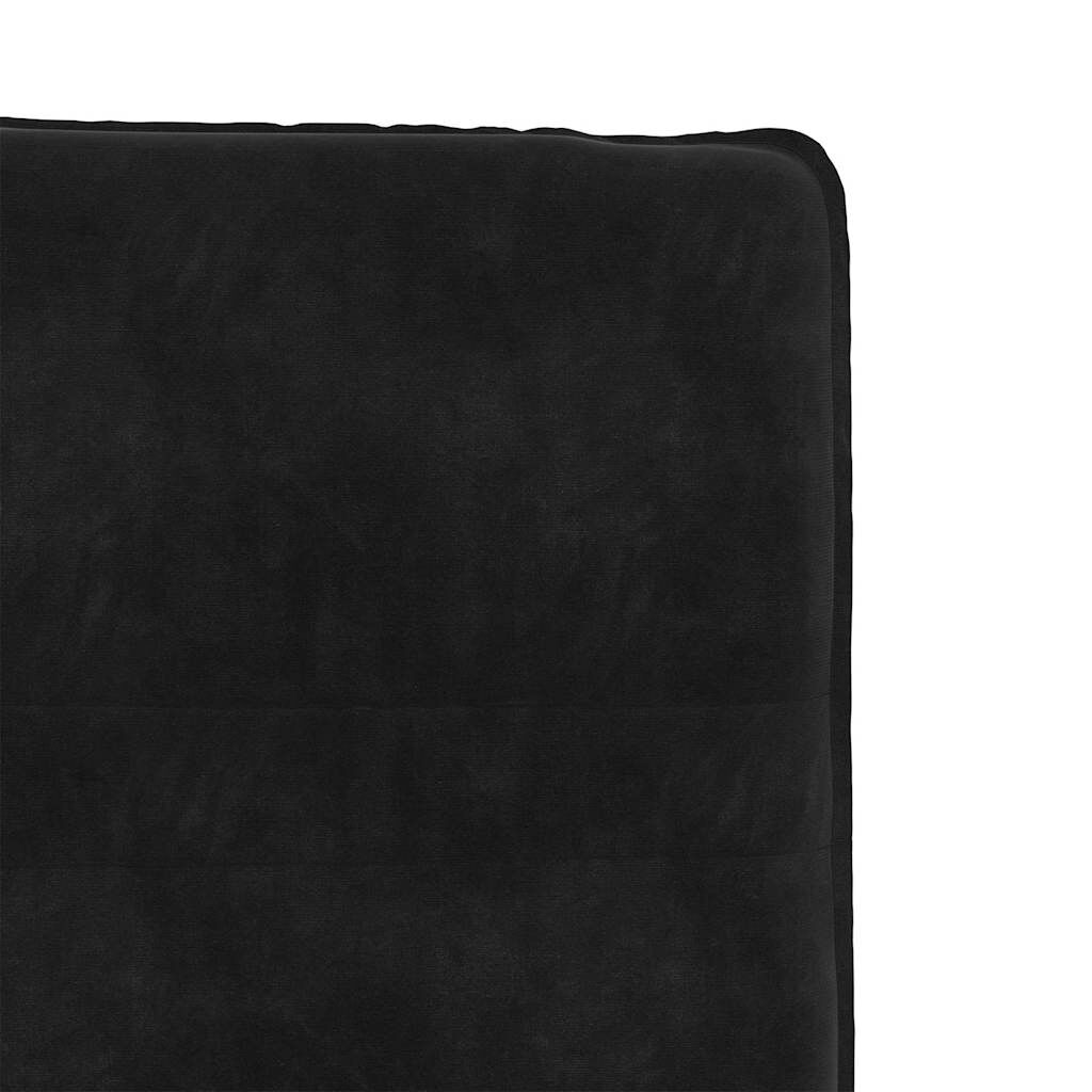 vidaXL Dining Chairs 4 pcs Black Velvet