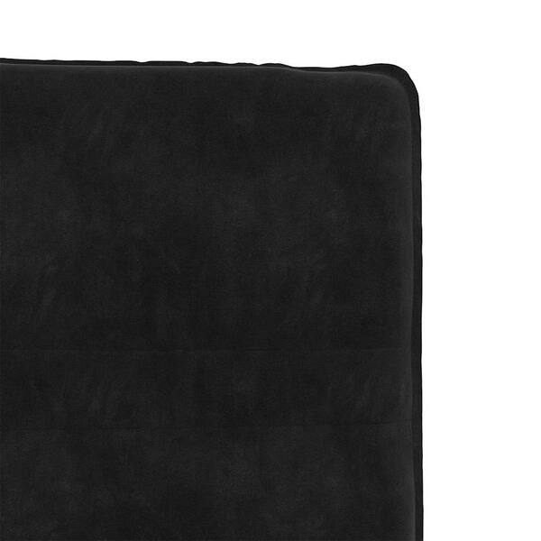 vidaXL Dining Chairs 4 pcs Black Velvet