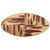 vidaXL Dining Table Oval 200x100x75cm Acacia Wood