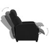 vidaXL Electric Recliner Chair Black Faux Leather
