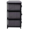 vidaXL Storage Cabinet with 6 Drawers 55x29x55 cm Grey Steel