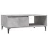 vidaXL Coffee Table Concrete Grey 90x60x35 cm Engineered Wood