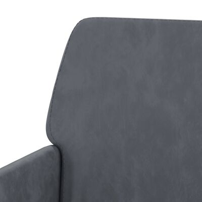 vidaXL Bench Dark Grey 108x79x79 cm Velvet