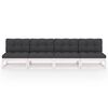 vidaXL 4-Seater Garden Sofa with Cushions Solid Pinewood