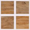 vidaXL Log Coffee Table 40x40x40 cm Mixed Recycled Wood