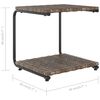 vidaXL 2-Person Garden Sun Bed with Cushions Poly Rattan Brown