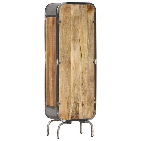 vidaXL Highboard 40x30x126 cm Solid Wood Mango