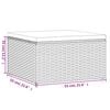 vidaXL 6 Piece Garden Lounge Set with Cushions Grey Poly Rattan