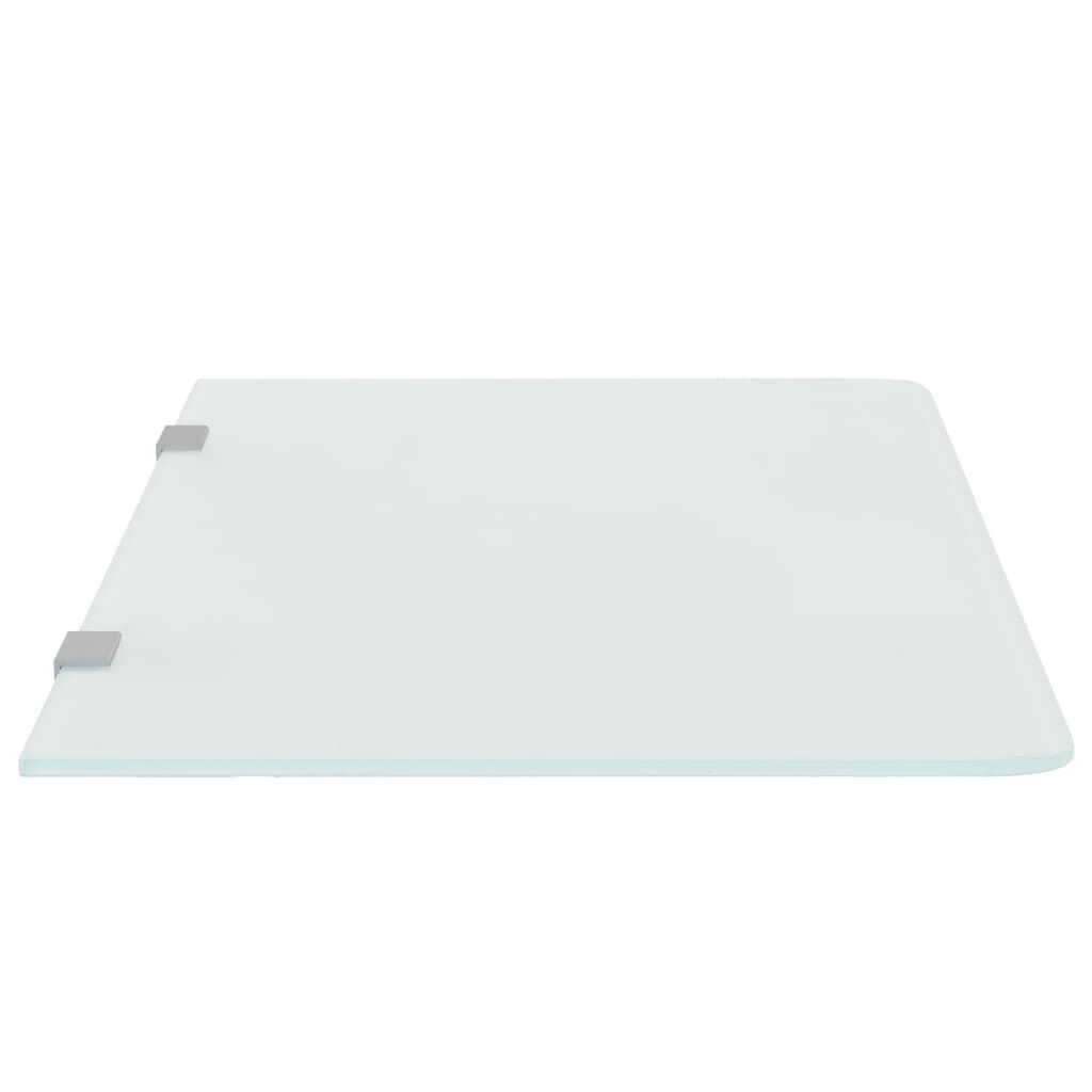 vidaXL Wall-mounted Urinal Privacy Screen 90x40 cm Tempered Glass
