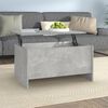 vidaXL Coffee Table Concrete Grey 80x55.5x41.5 cm Engineered Wood