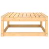 vidaXL 3 Piece Garden Lounge Set with Cushions Solid Pinewood