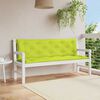 vidaXL Garden Bench Cushion Bright Green 150x(50+50)x7cm Oxford Fabric