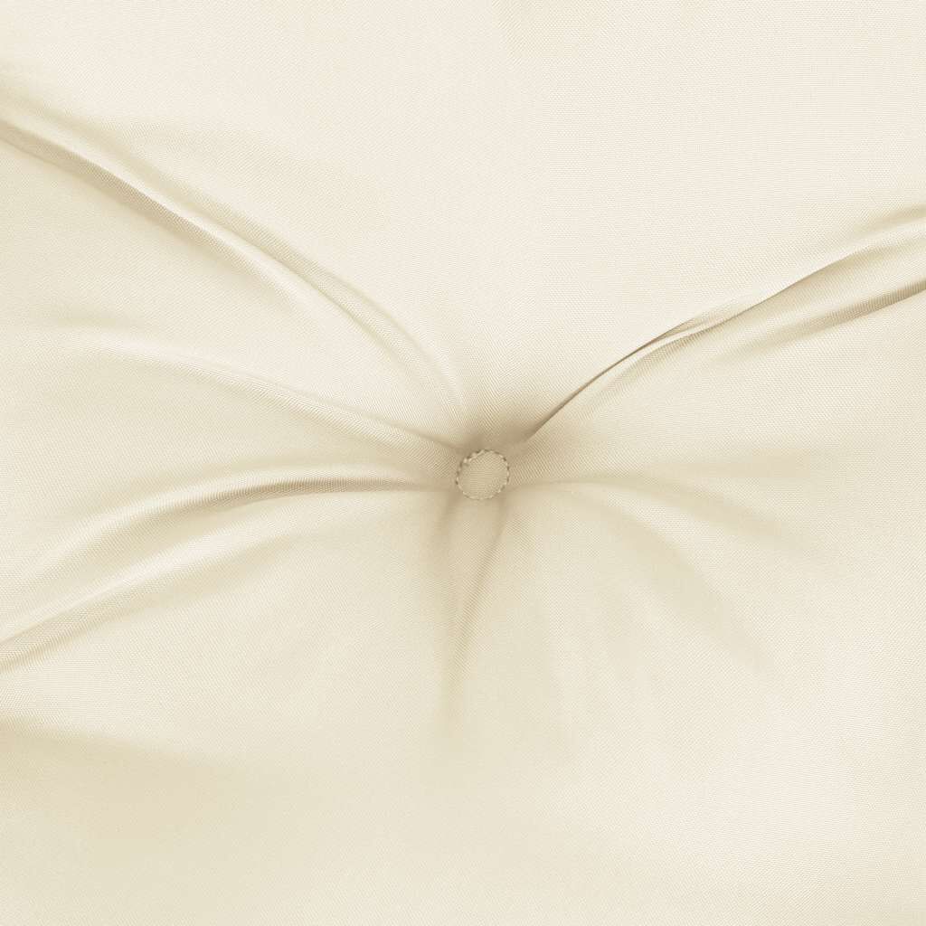 vidaXL Garden Bench Cushion Cream White 120x(50+50)x7cm Oxford Fabric