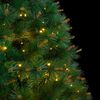 vidaXL Artificial Hinged Christmas Tree 300 LEDs 210 cm