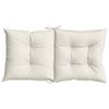 vidaXL Lowback Chair Cushions 6 pcs Melange Cream 100x50x7 cm Fabric