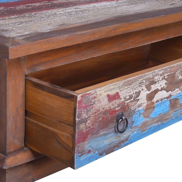 vidaXL Coffee Table 80x50x40 cm Reclaimed Teak Wood