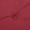 vidaXL Deck Chair Cushion Wine Red (75+105)x50x4 cm