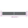 vidaXL Retractable Side Awning Anthracite 180x1200 cm