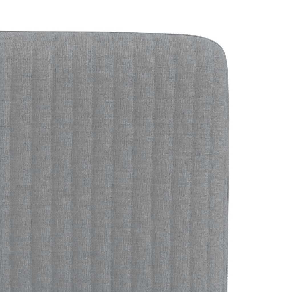 vidaXL Dining Chairs 6 pcs Light Grey Fabric