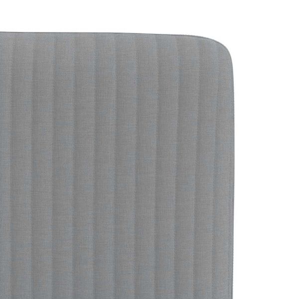 vidaXL Dining Chairs 6 pcs Light Grey Fabric
