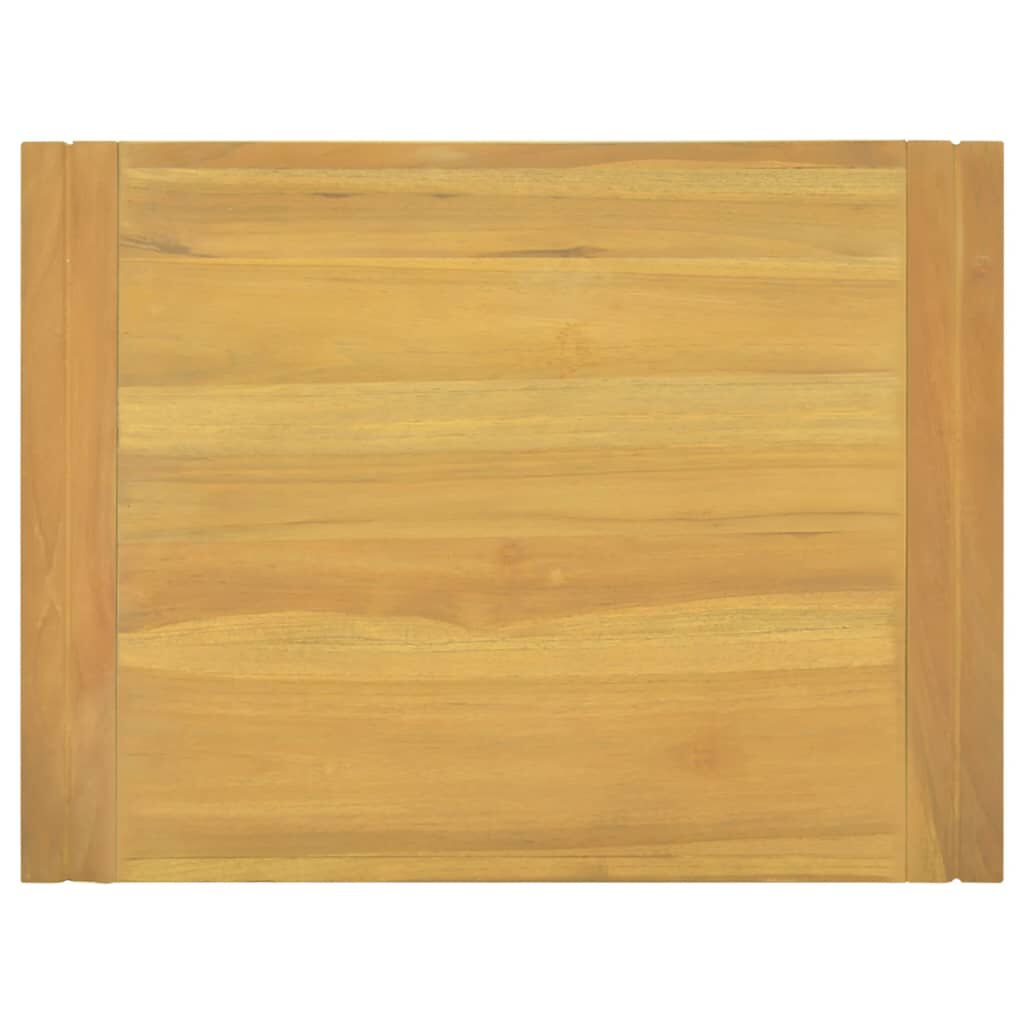 vidaXL Wall-mounted Bathroom Cabinet 60x45x35 cm Solid Wood Teak