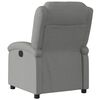 vidaXL Recliner Chair Dark Grey Fabric